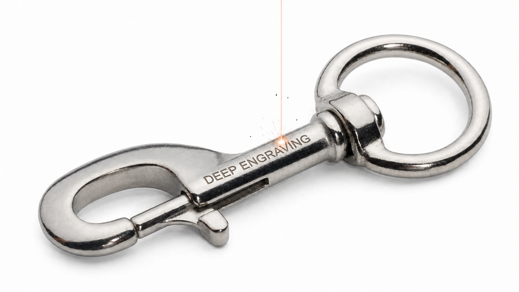 Bolt Snap - Deep Engraving Service